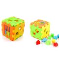 1 Set Cube Educational Building Blocks Matching Geometric Shape Educational Organization Box Baby Intelligence Toy. 