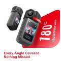 Powerful Magnetic Thumb Action Camera Real Time Monitoring Vlogging Recorder 1080p Sport Camera WiFi App Control. 