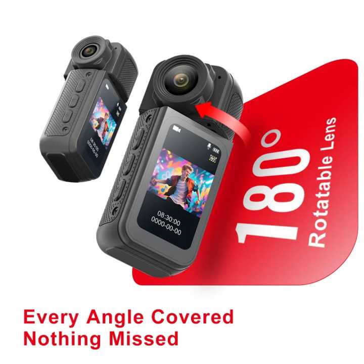 Powerful Magnetic Thumb Action Camera Real Time Monitoring Vlogging Recorder 1080p Sport Camera WiFi App Control