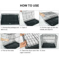 Migeet Foldable Pet Cage Cat Dog Crate Folding Guinea Pig Bunny Hedgehog Cage with Tray for Small Animals. 