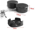 2Pcs High Efficiency 500W Mini Dome Tweeter Full Set. 