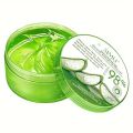 300g SIMU® Aloe Vera Gel - 10.58oz, Soothing & Moisturizing Daily Skin Care, Non-Greasy, Alcohol-Free, for All Skin Types, Men & Women, Ideal for Post-Sun Care with Natural Aloe Leaf Design Container. 