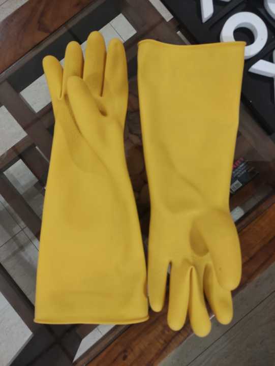 Elbow%20Hand%20Gloves%20-%20Yellow,%20Rubber%20Hand%20Protection%20Gloves%20-%20Image%202