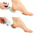 4 In 1 Foot Pedicure Brush, (4i1b) Pumice Stone, Scrubber & File for Soft Care Multi Use Manicure Paddle Brush Kit Tool, Cleanse and Buff, for Feet, Toes, Nails Cleaning, Bath Brush (Multicolor) 4 IN 1 BRUSH. 