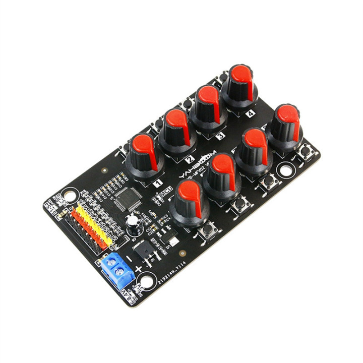 Pcb Nob Servo Controller Module PCB Servo Controller Module Robot Arm Test ...