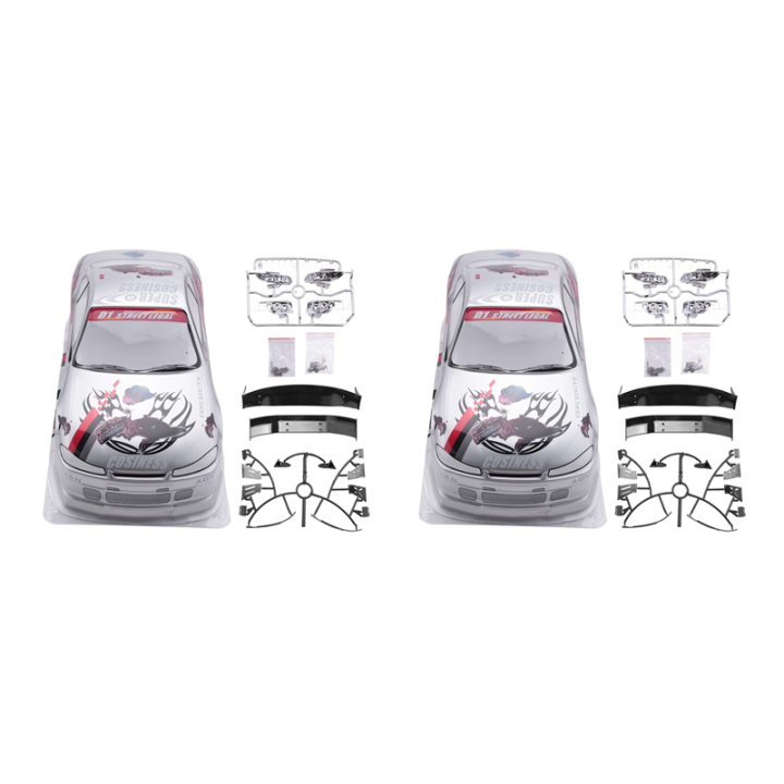 QUANBU 2X 1/10 RC Car Body Shell Modification 190mm on Road Drift for ...