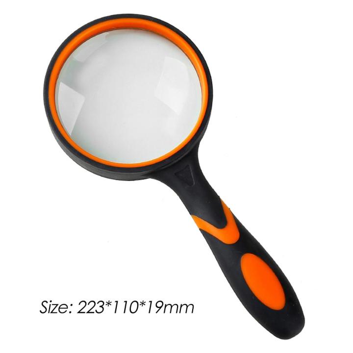 10X%20Magnifier%20Glass%20Lens%20Handheld%20Rubber%20Portable%20Handle%20High%20Magnifying%20Glass%20for%20Reading%20Newspaper%20Jewelry%20Eye%20Loupe%20Glass%20-%20Image%206