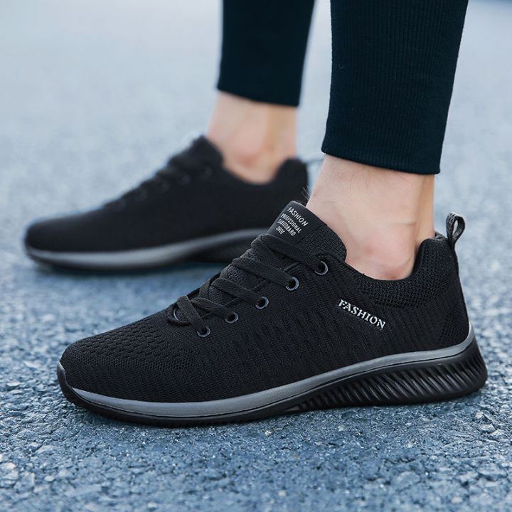 Summer Extra Large Size 45 Running Leisure Sneaker 46 Breathable 47 Plus-sized 48 No. Widen plus Size All Black Men's Shoes