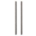 2PCS Practical 304 Stainless Steel Fully Threaded Rod Right Hand Threads M10 Long Threaded Screw 2.0mm Thread Pitch Rods Bar Studs Clamps. 