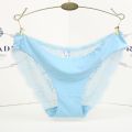 APIPEE Women Full Lace Panties High-Crotch Transparent Floral Bow Soft Briefs Underwear Culotte Femme. 
