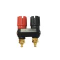 Top Selling Quality Banana plugs Couple Terminals Red Black Connector Amplifier Terminal Binding Post Banana Speaker Plug Jack. 