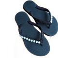 Women Slippers Summer Pearl Women Slides Flat Casual Outside Women Beach rubber  Slippers ladies flipflops women casual slippers open toe. 