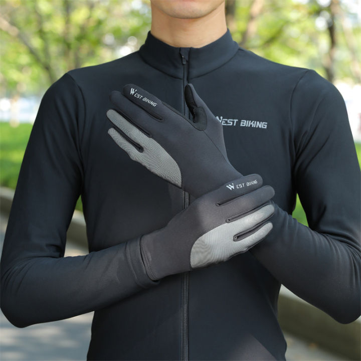 WEST%20BIKING%20Cycling%20Gloves%20Reflective%20Touch%20Screen%20Motorcycle%20MTB%20Road%20Bike%20Anti-Slip%20Gloves%20Spring%20Autumn%20Full%20Finger%20Gloves%20-%20Image%206