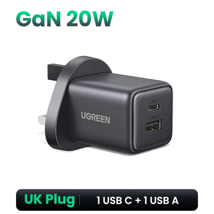 UGREEN%2020W%20GaN%20Fast%20Wall%20Charger%201%20USB%20C%201%20USB%20A%20Port%20Charger%20with%20QC%20Portable%20for%20iPhone%2017%2016%2015%20Pro%20Max%20iPhone%2016%2015%20Plus%20iPad%20Pro%20Samsung%20S25%20Ultra%20S24%20Huawei%20Mate%2060%20Xiaomi%2014%20-%20Image%209