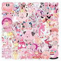 20/40/60Pcs Pink TAKARA TOMY Laptop stickers POKEMON stickers for kids. 