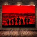 Game Poster Red Dead Redemption 2 Canvas Wall Art Print Painting Wallpaper Decorative Wall Picture for Living Room Home Decor. 