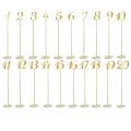 Table Numbers Table Number 1-20 for Wedding Reception 12 Inch with Sturdy Holder Base. 