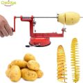 Spiral Potato Slicer / Potato Slicer / Potato Cutter Spiral Potato Slicer Cutting Machine   Kitchen Sink Manual Potato Carrot Slicer Cutter. 