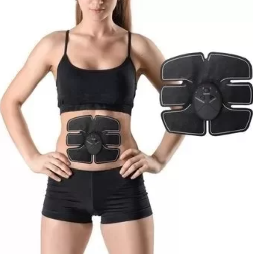 EMS Ab Muscle Enhancer for Core Workout, 6 Pack EMS Stimulator with Adjustable Intensity for Abdominal Training