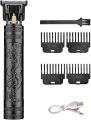 Vintage T9 Hair Trimmer Professional Hair Cutting Machine Rechargeable Trimmer Plastic Body Black. 