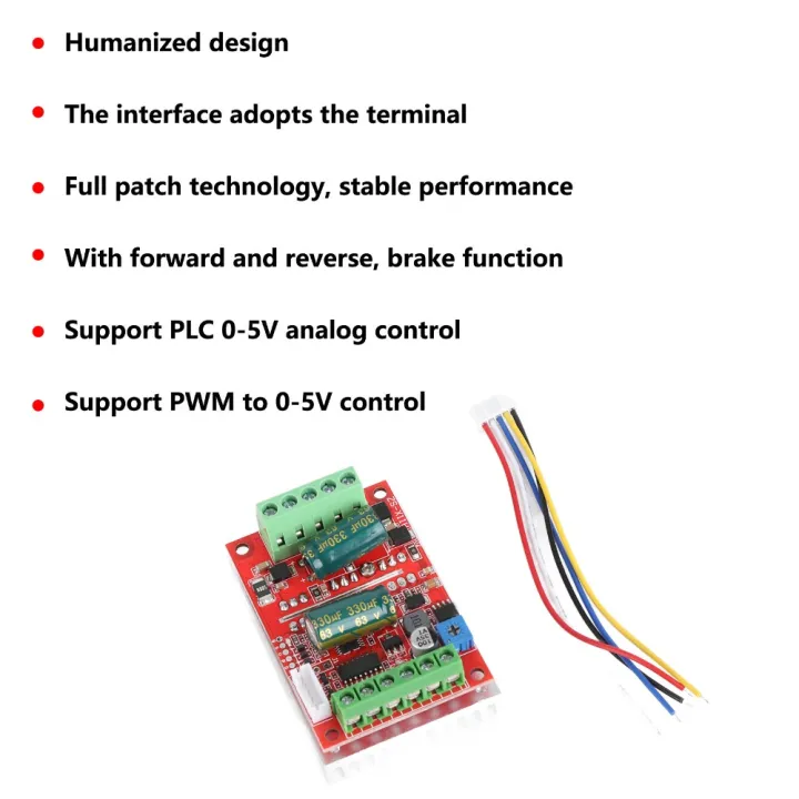 Precision%2012V%2024V%2048V%20Motor%20Controller%20350W%20Three-Phase%20Brushless%20Motor%20Controller%206-60V%20DC%20Electric%20Speed%20Controller%20Electric%20Motor%20Speed%20Regulation%20-%20Image%204