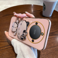For Honor X9b / Honor X9A / Honor X9 4G / Honor X9 5G Back Cover with Cute Cat Makeup Mirror Bracket Luxury 6D Plating Frame Shiny Case Soft Silicone Square Stand Phone Cases for Girls. 