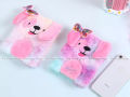 Notebook Diary Autograph A5 Plushy Faux Fur Soft Cover Cute Puppy Dog Design. 