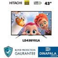 Hitachi 43  Full HD LED TV with Double Warranty by Dinapala Group. 