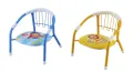 Steel Feeding Chair 550 | Portable, Stackable, Lightweight Chair with Food tray | Multicolour | |Blackkito|. 