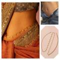 Ready Stock= new design saree belly chain(saree belt). 