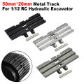 50mm*20mm Track Full Metal Crawler For 1/12 Rc Hydraulic Excavator Car Parts. 