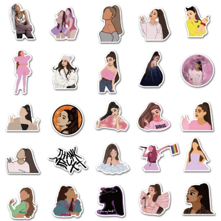 20/40/60PCS%20Singer%20Ariana%20Grande%20Stickers%20Stickers%20for%20Laptop%20Luggage%20Skateboard%20-%20Image%204
