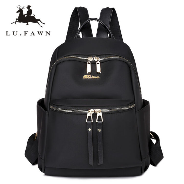 LU FAWN Fashion Backpack Women Oxford Cloth Shoulder Bag School Bags for Teenage Girls Light Ladies Travel Backpack Waterproof（6649）