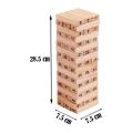 Wooden Color Number Jenga Stacking Block Tumbling Tower Toy Mainan Blok Kayu Jenga Nombor Warna. 