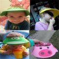 Kids Bath Visor Hat Soft Adjustable Baby Shower Cap Children Shampoo Shield Splashguard Waterproof Protect ShampooBasketball. 