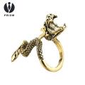 Prism Smoker Ring Punk Hands-Free Dragon Cigarette Holder Ring Rack. 