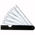 Fan Shape Scale Ruler with 5 Blades for Engineering Architects Multifunctional multiscale 5 sizes foldable rulers 5. 