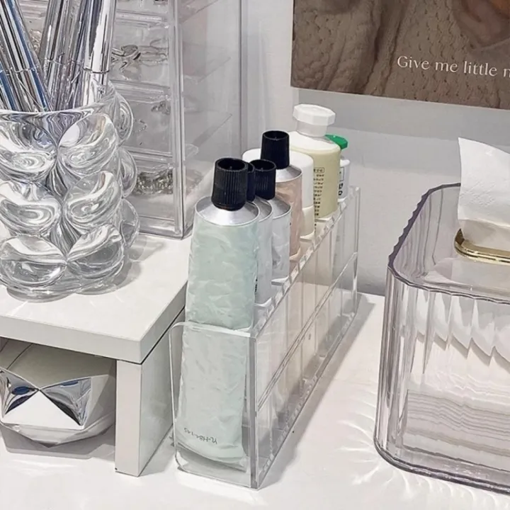 Multi-Slot%20Makeup%20Storage%20Vanity%20Organizer%20Plastic%20Transparent%20Storage%20Box%20for%20Office%20Organization%20-%20Image%203
