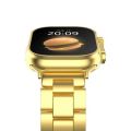 Oteeto TU81 Gold Edition Ultra Amoled Display Smartwatch 3 Straps. 