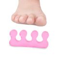 2Pcs Soft Silicone Toe Separator Flexible Finger Spacer Manicure Pedicure Tool Cologo. 