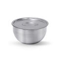 Household Steamed Egg Bowl 304 Stainless Steel Steaming Bowl Double Freshness Single Layer Box With Cover Stewed Steamed Egg Custard Steamer 1Pcs. 