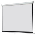Wall / Ceiling Mounted Manual Projector Screen (84"X84"). 
