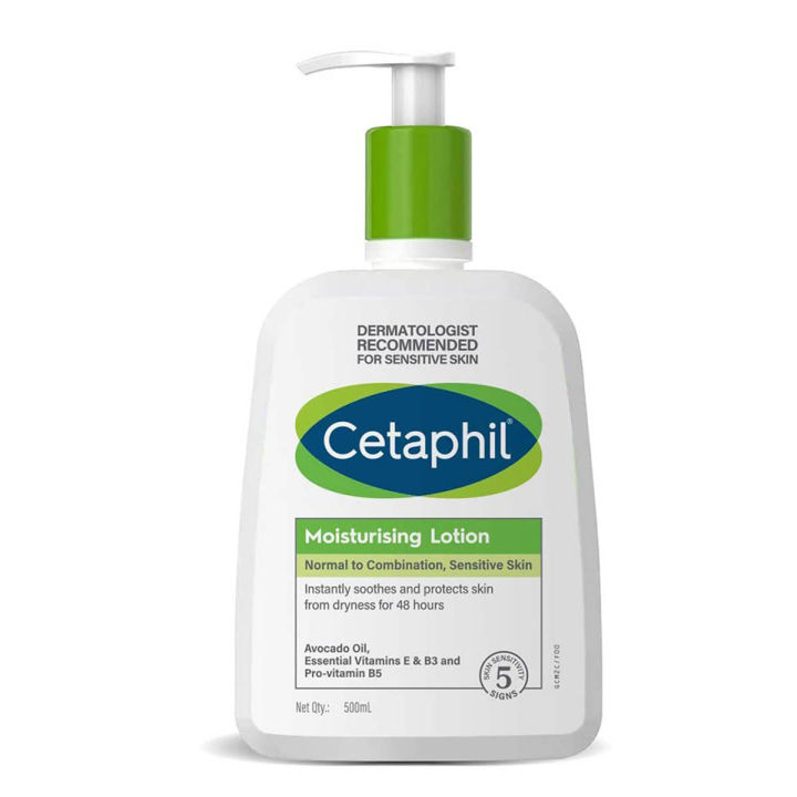 Cetaphil Moisturising Lotion - Hydration for Dry to Normal Sensitive Skin 500ml