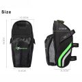 ROCKBROS Bicycle Bag Folding Mountain Road Bike Tail Rear Seatpost Saddle Bottle Bags Portable Seat Pouch Package. 