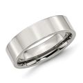 Soul Men 6mm Polish Flat 316L Stainless Steel Rings Male Female Wedding Engagement Band Classic Style Big Size 5 to 15. 