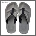 Islander Men's 'Grey/Black' non-slip rubber soles 100% Authentic and Original color slippers (Makapal). 