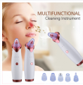 Facial Cleaning 4 Tips Blackhead Remover Electric Vacuum Suction Blackhead Acne Extractor Pores Deeply Cleaning Tool Multifunctional Skin Care Beauty Device. 