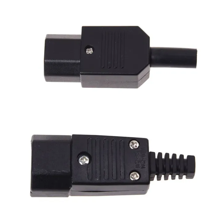 250V%2010A%20Power%20Connector%20IEC%20320%20C14%20Plug%20to%20C13%20Socket%20&%20AC%20250V%2010A%20IEC%20320%20C13%20Panel%20Mount%20Plug%20Connector%20Socket%20-%20Image%202