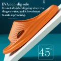 【WEJA】Summer Unisex Slippers Women Solid Color Eva Indoor Bath Thick Platform Men Anti Slip Soft Home Flip Flops Comfort Beach Sandals. 