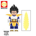 WM6177 Dragon ball Anime Block Toys Figure Son Goku Vegeta Piccolo Burdock Building Block Mini Toy. 